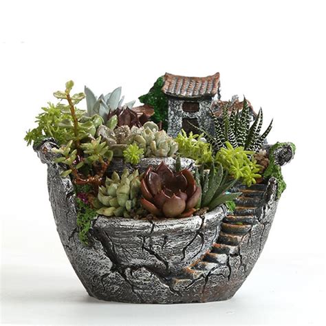By continuing to use aliexpress you accept our use of cookies (view more on our privacy policy). Clay Sky Garden Succulent Planter Flower Cacti Moss Bonsai ...