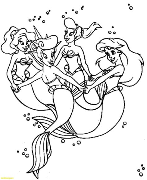 Little Mermaid Flounder Coloring Pages At Free