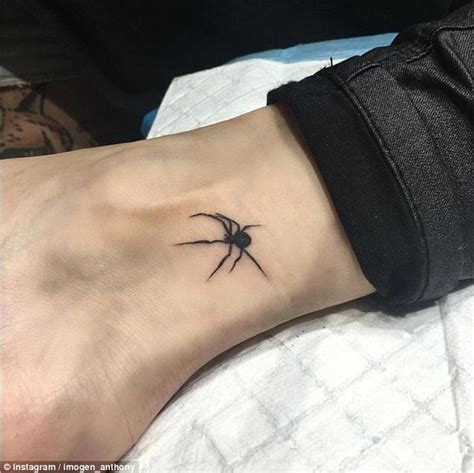 Imogen Anthony Proudly Shows Off Her Third Tattoo In The Shape Of A