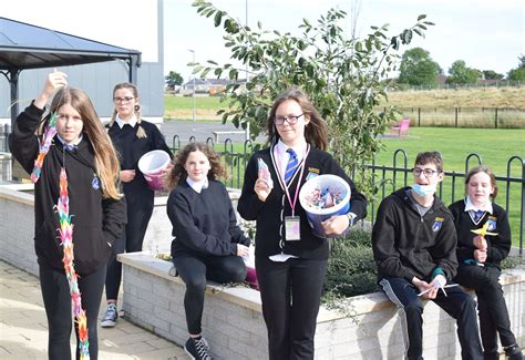 Lossiemouth High School Pupils Mark International Day Of Peace By Making Origami Peace Cranes To