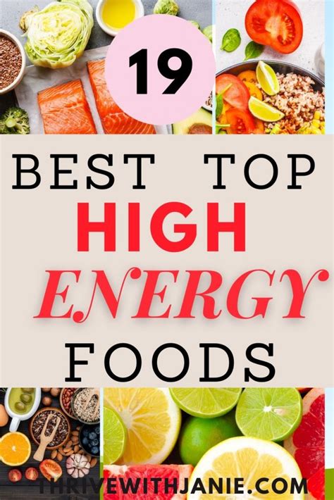 19 High Energy Foods To Boost Your Energy All Day Long Thrive With Janie