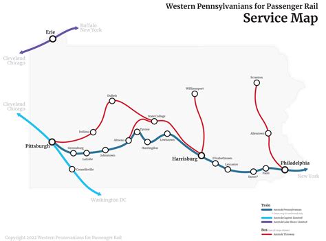 Amtrak Pennsylvania Map