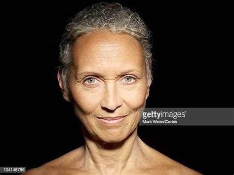 Older Woman Portrait Black Background Stock Fotos Und Bilder Getty Images