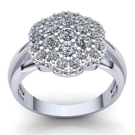 Used by google analytics to collect data on the number of times a user has visited the website as well as buying an engagement ring is a deeply personal process. Natural 3ct Round Cut Diamond Ladies Fancy Cluster ...