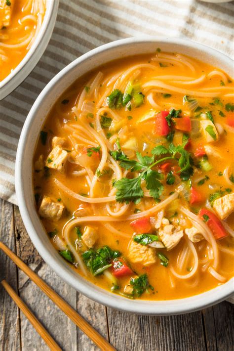 Red Curry Chicken Noodle Soup A Menu For You