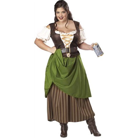 The sizing of some costumes may fall outside general sizing guidelines, if that is the case, it should be reflected in the product description of each individual costume. Tavern Maiden Plus Size Women's Adult Halloween Costume ...