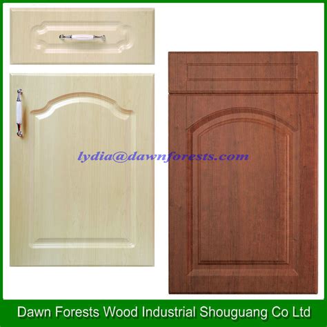 Ideal to thermolaminate the mdf panel with different vinyl giving them a wooden finish. China Kitchen Furniture Parts 18mm PVC Vacuum MDF Kitchen ...