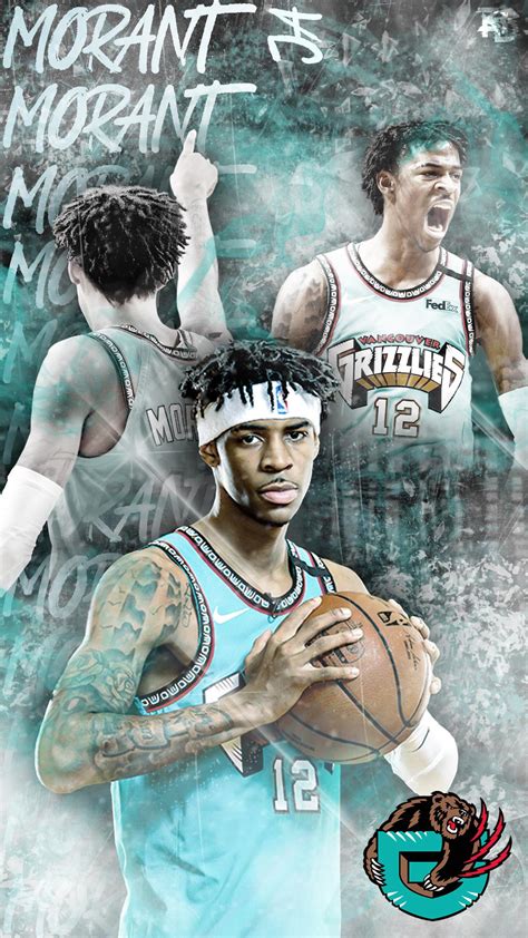 Discover more basketball player, iphone, jersey, kevin love, murray state wallpapers. Ja Morant Wallpaper - Wallpaper Sun