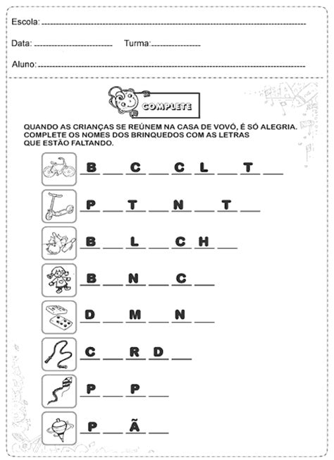 Atividades De Portugu S Ano Trabalhar Alfabeto S Escola