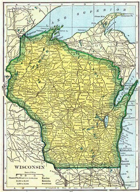 1910 Wisconsin Census Map Access Genealogy