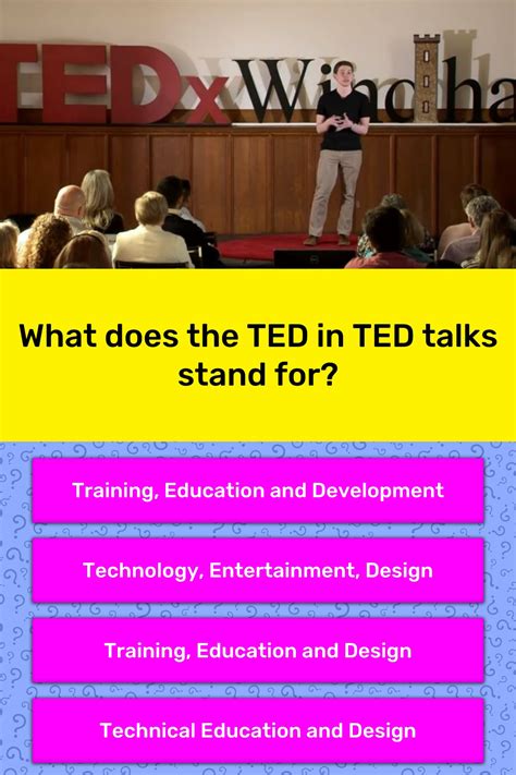 Campaign overview social media events hashtags videos our proud sponsor americ. What does the TED in TED talks stand... | Trivia Questions ...
