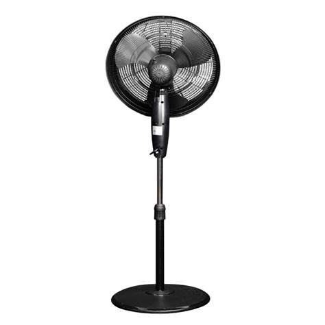 Newair 18 Inch Freestanding Oscillating Outdoor Misting Fan Black