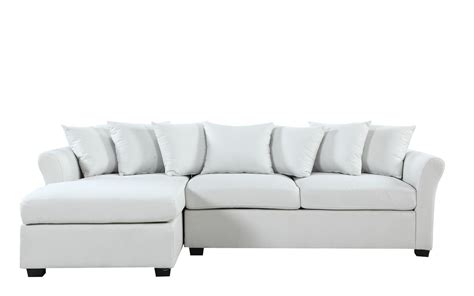 Provide ample seating with sectional sofas. Joanne Classic Linen Sectional with Left Chaise Lounge ...