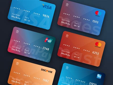 Check spelling or type a new query. Colorful Credit Card Templates by Mike Busby on Dribbble
