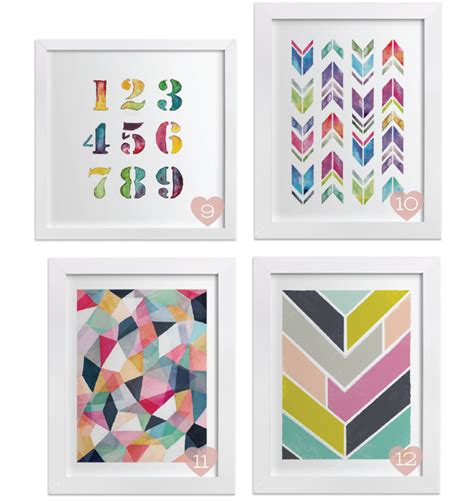 Colorful Living Room Wall Art Project Goble