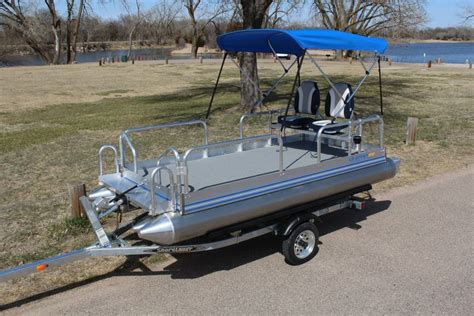 Lil Sport — Hotwoods Mini Pontoon Boats Electric Pontoon Boat