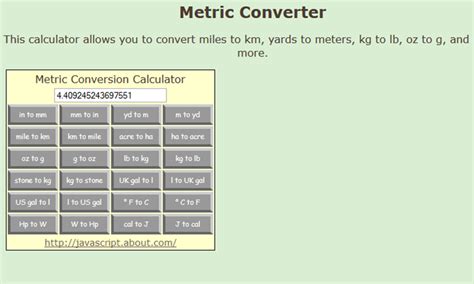 Metric Converter Calculatorappstore For Android