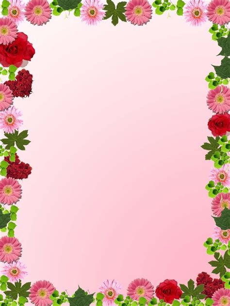 Flowers Border Clip Art Photo And Vector Free Flower