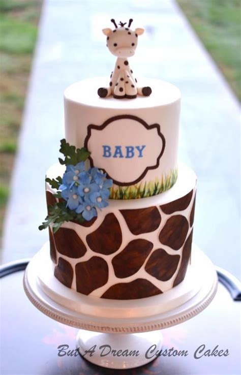 Giraffe Baby Shower Cake Artofit