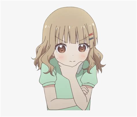 Anime Reaction Images Thinking Anime Png Transparent PNG 451x619