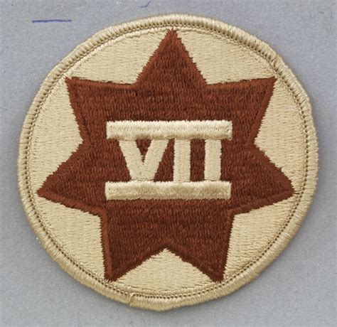 Army Patch 7th Corps Desert Sew On Northern Safari Army Navy