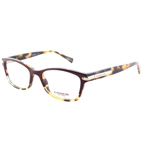 coach hc6065 5437 49mm women s rectangle eyeglasses