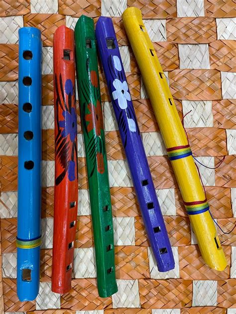 Flauta De Carrizo Colores Distribuidora Musical