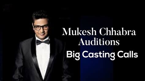 Mccc Mukesh Chhabra Auditions Acting Auditions In Mumbai Big Casting Calls Rkz Theatre