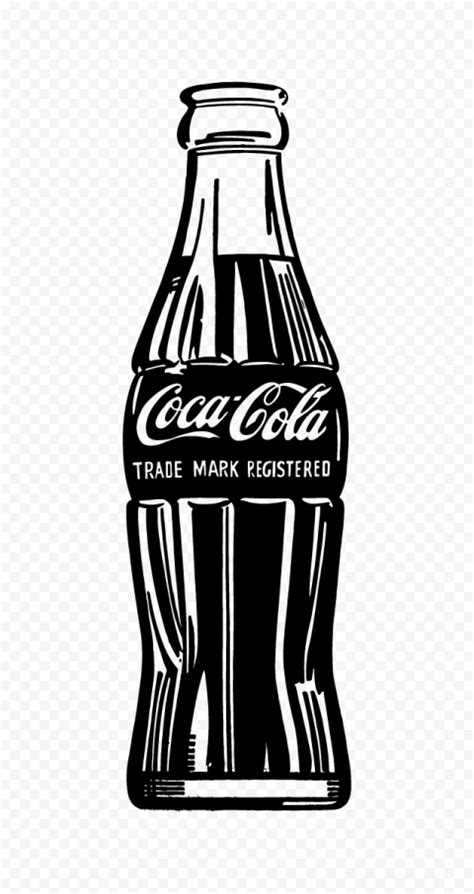 Hd Black Coca Cola Bottle Silhouette Png Citypng