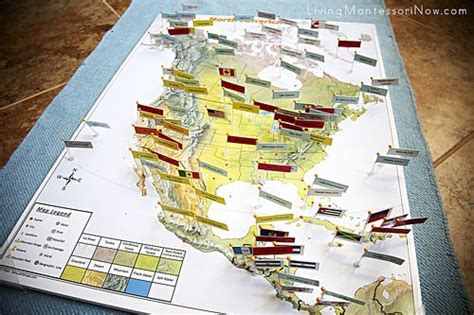 North America Pin Map Deb Chitwood Geography Activities Pin Map