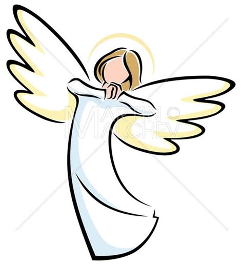 An Angel With White Wings And Halos