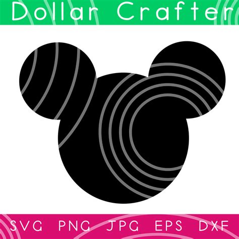 Mickey Mouse Svg Cut