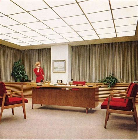 Vintage Ad Corning Glass Great Mid Century Modern Office Decor Ca 1960