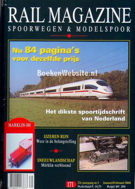 Rail Magazine Spoorwegen En Modelspoor Jaargang 2000 Jager Henk De Ea