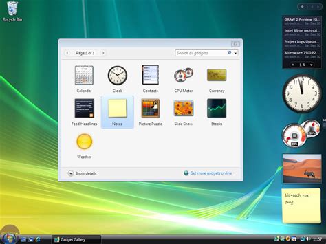 Windows vista (codenamed longhorn) is an operating system by microsoft, released to manufacturing on 8 november 2006 and general availability on 30 january 2007. Vista sidebar gadgets for windows xp download : xiebrutit