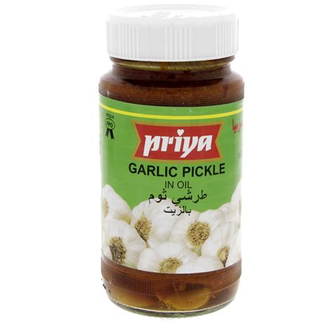 Priya Garlic Pickle 300 Gm MercatCo Com