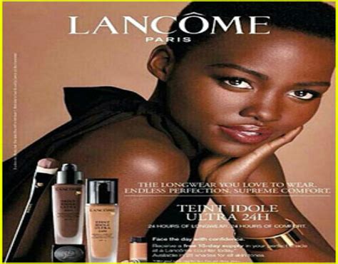 lupita nyong o shares new lancome ad celebrity toob