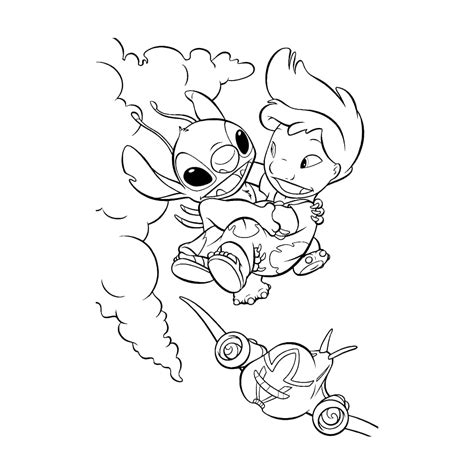 Kleurplaten van alle diseny figuren die je kan bedenken, mickey en minnie, donald en katrien, kwik, kwak en kwek, cars, planes en nog heel veel meer. Leuk voor kids - Stitch redt Lilo van commandant Gantu