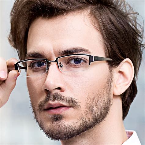 ourspop men eyeglasses frame titanium glasses frame male big frame mirror clip in eyewear frames