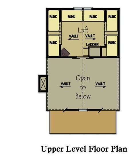 Small Cabin Plan with loft | Cabin plans with loft, Small ...