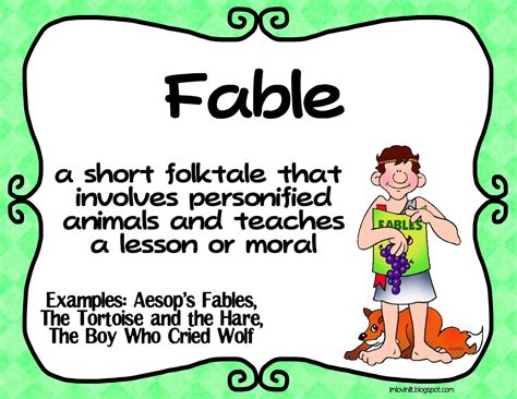 Ms Noushkas English Kingdom Grade 6 Myths Fables Fairy Tales And