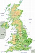 Alta Dettagliata Regno Unito Fisica Mappa - Immagini vettoriali stock e ...