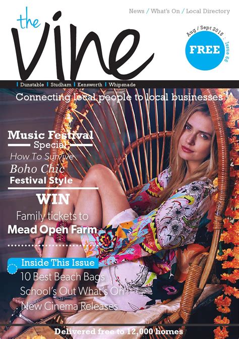 The Vine Dunstable August September 2015 Issue 66 By The Vine