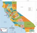 California County Map | California County Lines