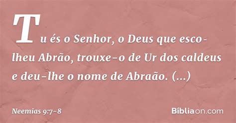 Самые новые твиты от neemias andrade (@neemias09): Neemias 9:7-8 - Bíblia