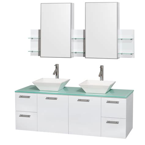 Movable shelves allow you to set up the cabinet to best suit you, either grouping items by height, by function, or by owner, as best serves typical shapes are rectangular, oval, arched, though one can find round medicine cabinets. Booklet: Medicine Cabinet Height Above Vanity