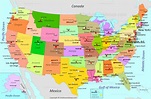 Whole Map Of Usa – Topographic Map of Usa with States