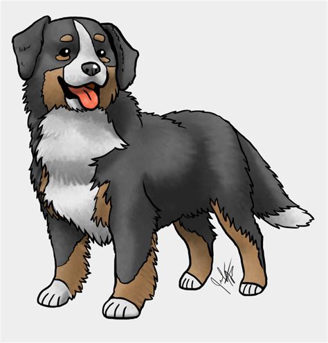 Bernese Mountain Dog Drawing Cliparts And Cartoons Jingfm