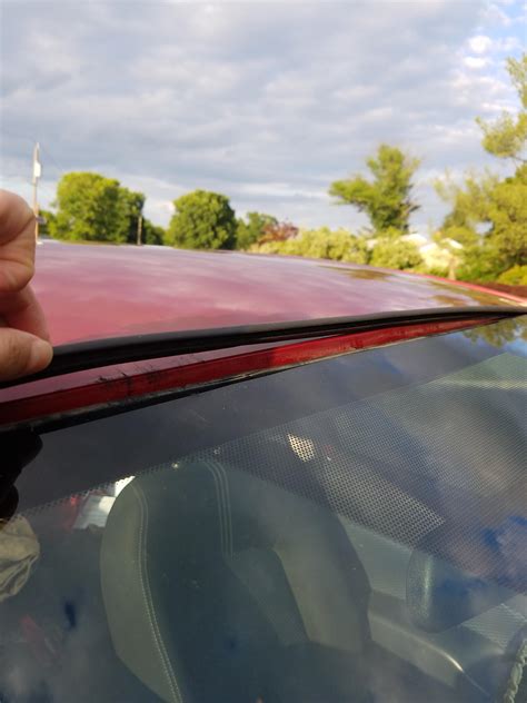How do i reseal my windshield? Loose seal between windshield and roof. Can I fix it ...