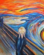 Edvard Munch, "El grito" 1893 Óleo, temple y pastel sobre cartón ...